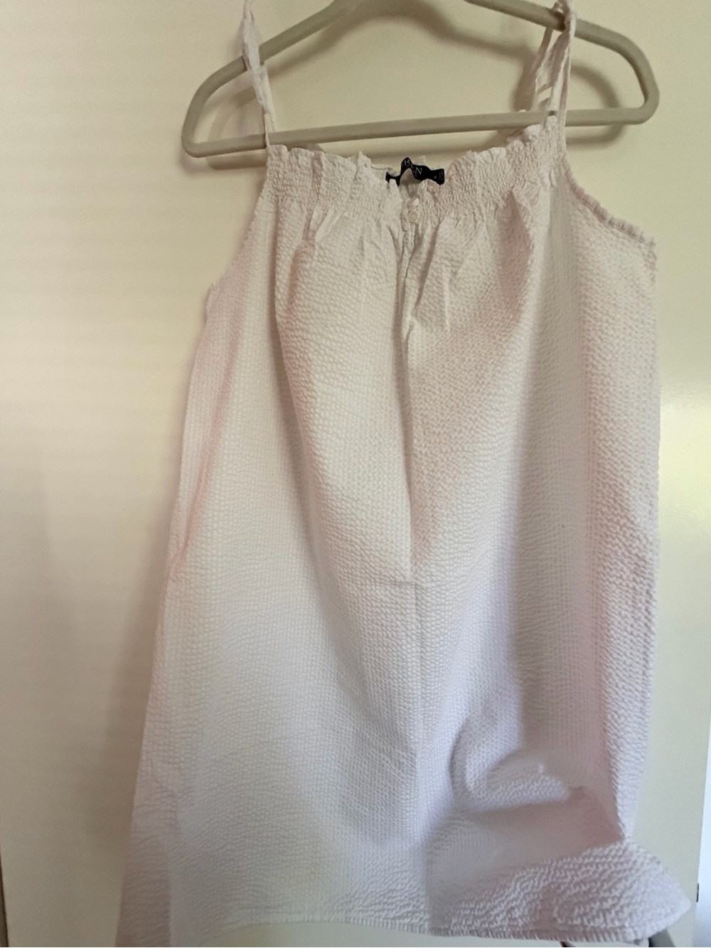 White Ralph Lauren Textured Nightie